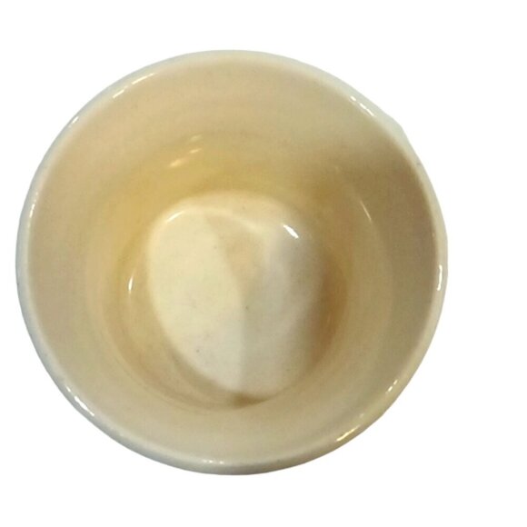 Vintage Ceramic Handless Cup‎ Handmade by S. Lynch, Stone Garden, Haliburton - Picture 3 of 6